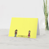 記念日おめでとう漫画カップル カード (裏面)