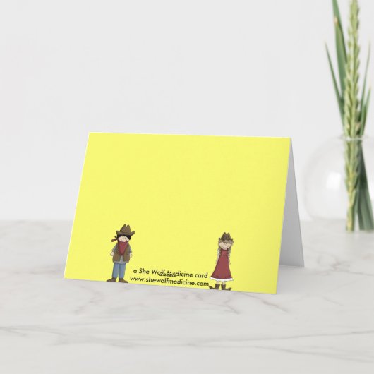 記念日おめでとう漫画カップル カード (裏面)