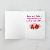 記念日おもしろいの挨拶状 カード (内部)