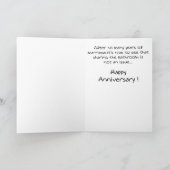 記念日おもしろいカード:バスルームの共有 カード (内部)