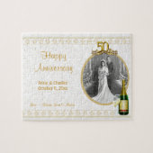 記念日お祝いカスタマイズ可能な写真パズル ジグソーパズル (横)