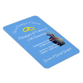 記念日お祝いステートルームドアマーカーブルー マグネット (右側)