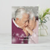 記念日お祝い、カスタム招待状 招待状 (スタンド正面)