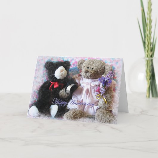 記念日くま カード (正面)