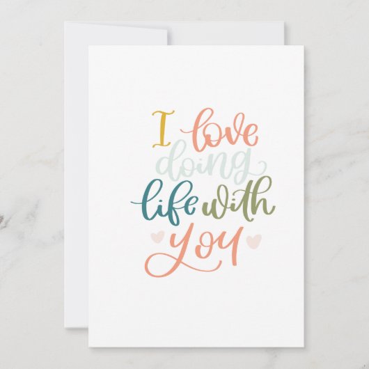 記念日とともに人生を送る可愛いパステルラブズ シーズンカード (正面)