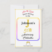 記念日と保存日 – 任意の名前と日付 – セーブザデート (正面)