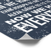 記念日と2家族誕生日カスタムプリント ポスター (角)