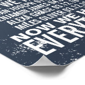 記念日と4家族誕生日カスタムプリント ポスター (角)