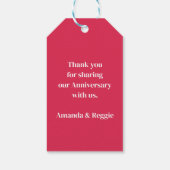 記念日におすすめのカワイイ鹿のデザイン商品 ギフトタグ (裏面)