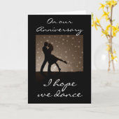 記念日には踊りたいと思う カード (黄色い花)