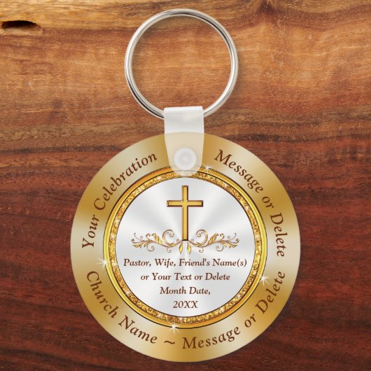 記念日に教会のお土産でゴージャスな安さ。 キーホルダー (正面)