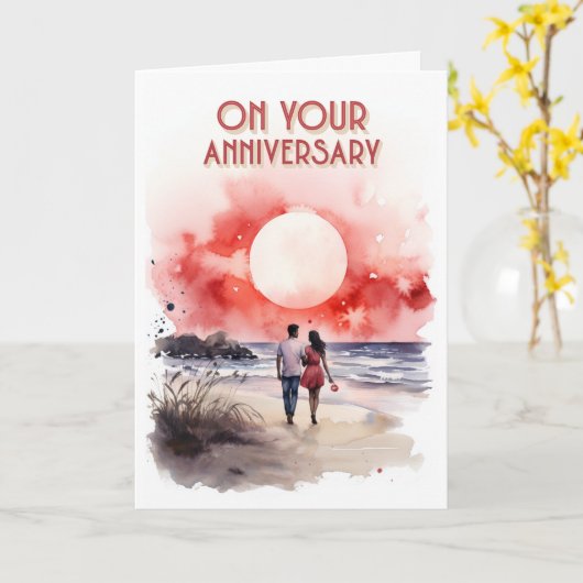 記念日に カード (黄色い花)