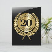 記念日のお祝いカード (スタンド正面)