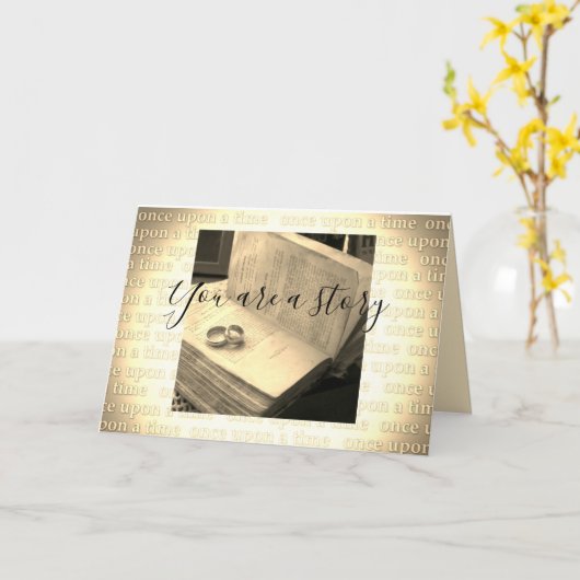 記念日のお祝い カード (黄色い花)