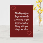 記念日のカードにラブレターを カード (黄色い花)