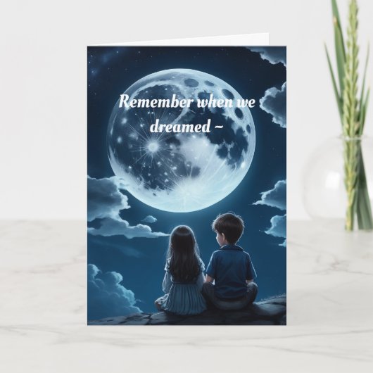 記念日のカードを夢見た時 サンキューカード (正面)