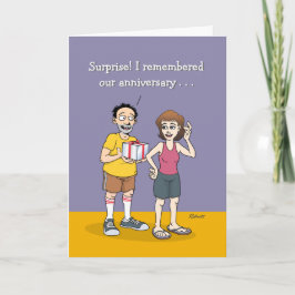 記念日のカードを思い出した カード