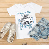 記念日のク結婚ルーズバケーションのパーソナライズ Tシャツ