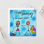 記念日のグリーティングカード カード (正面/裏面インサイチュ)