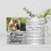 記念日のシルバーイヤーズ イン ザ メイキング フォト 招待状 (スタンド正面)