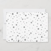 記念日のシルバーイヤーズ イン ザ メイキング フォト 招待状 (裏面)