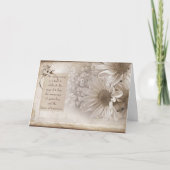 記念日のデイジー カード (正面)