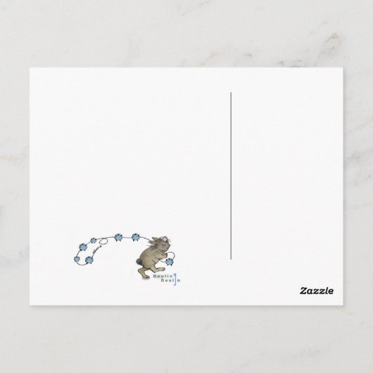 記念日のネズミたち ポストカード (裏面)