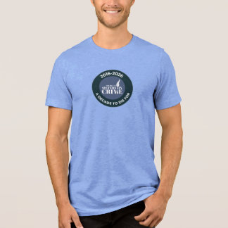 記念日のブルーt トライブレンドTシャツ