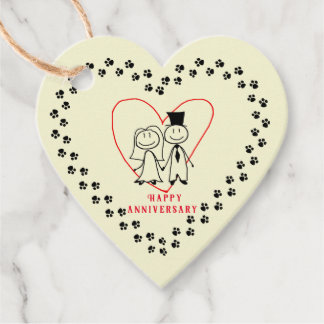 記念日のメッセージカード フェイバータグ