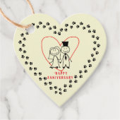 記念日のメッセージカード フェイバータグ (正面)