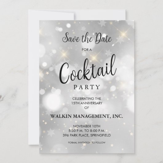 記念日の保存 招待状 (正面)