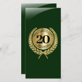 記念日の個人おめでとうカード (正面/裏面)