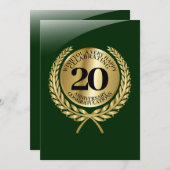 記念日の個人おめでとうカード (正面/裏面)