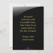 記念日の個人おめでとうカード (裏面)