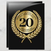 記念日の個人おめでとうカード (正面/裏面)