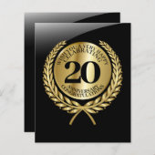 記念日の個人おめでとうカード (正面/裏面)