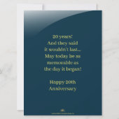 記念日の個人おめでとうカード (裏面)