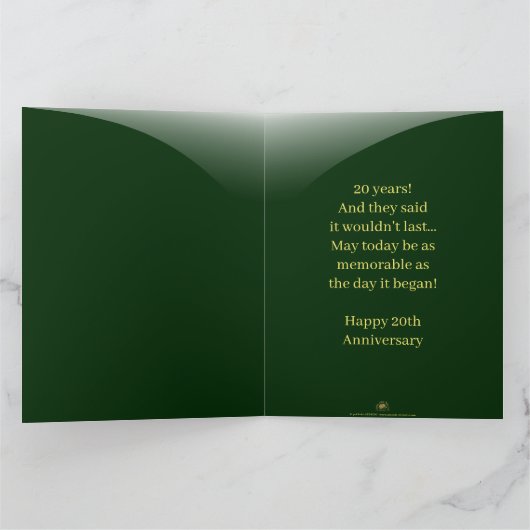 記念日の個人おめでとうカード カード (内部)