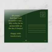 記念日の個人おめでとうカード シーズンポストカード (裏面)