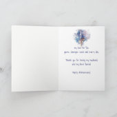 記念日の夫と友人のローンウルフの森 カード (内部)