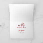 記念日の幸福 カード (内部)