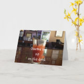 記念日の応援に一杯 カード (黄色い花)