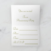 記念日の招待状 招待状 (内部)