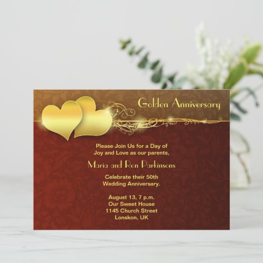 記念日の招待状 招待状 (スタンド正面)