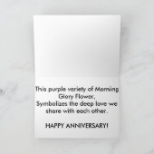 記念日の挨拶状 カード (内部)