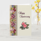 記念日の挨拶 カード (黄色い花)