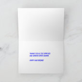 記念日の日没 カード (内部)