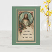 記念日の死 喪失 愛する人 聖心 カード (黄色い花)