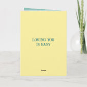 記念日の美しい妻の黄色の緑の写真 カード (裏面)