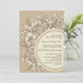 記念日の花の招待状 招待状 (スタンド正面)